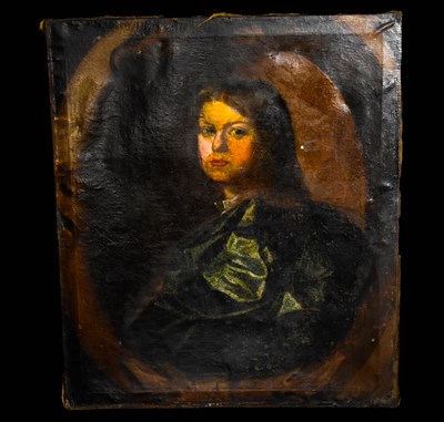 Lot 409 - A late 17th / early 18th century oil on canvas,...
