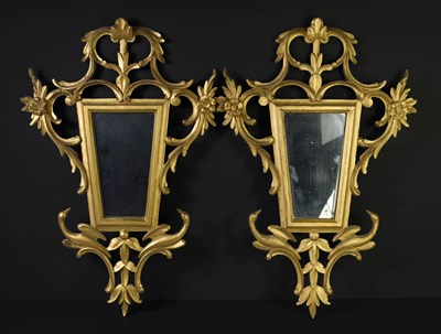 Lot 448 - A pair of 19th century style French wall...