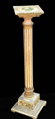Lot 479 - A 20th century Italian giltwood column...