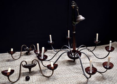 Lot 470 - A Villaverde of London 20th century chandelier...