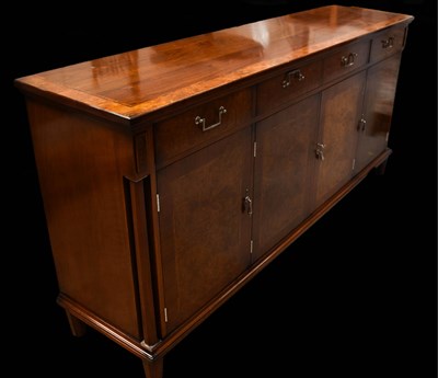 Lot 527 - Ian Dickson (20th century): a walnut sideboard,...