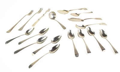 Lot 363 - A group of silver to include a set of five...