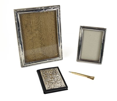 Lot 320 - Two silver picture / photograph table frames...