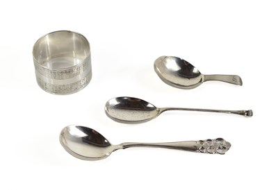 Lot 317 - A David Andersen Danish silver spoon bearing...