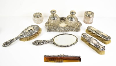 Lot 369 - A selection of 19th century and later silver...