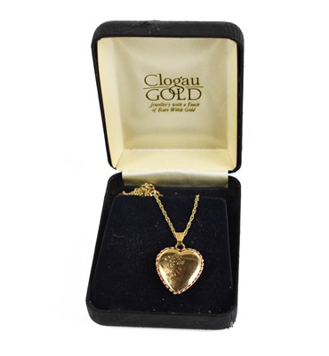 Lot 198 - A 9ct Clogau Gold Welsh locket pendant...