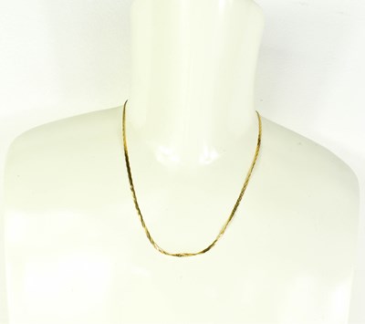 Lot 66 - An Italian 9ct gold multi strand braided...