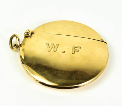 Lot 229 - An early 20th century 9ct gold vesta case of...