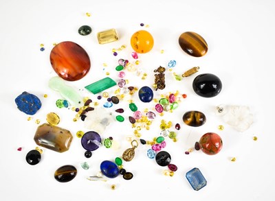 Lot 38 - A group of gemstones for jewellery, to include...