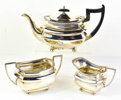 Lot 378 - A Walker & Hall of Sheffield tea set,...