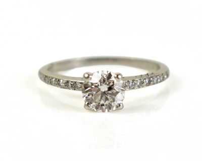 Lot 264 - A De Beers Forever Pave platinum and diamond...
