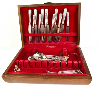 Lot 377 - A part set of Victorian silver cutlery...