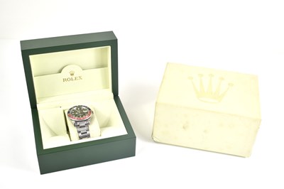 Lot 300 - A gentlemens Rolex GMT Master II "Pepsi"...