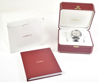 Lot 297 - A Calibre de Cartier Chronograph wristwatch,...