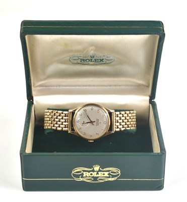 Lot 295 - A Gentleman's 9ct gold Rolex Precision...