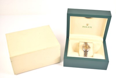 Lot 296 - A ladies Rolex Oyster Perpetual Datejust...