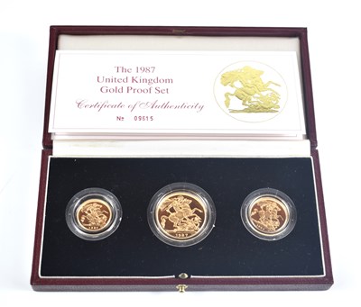 Lot 382 - A Royal Mint 1987 United Kingdom Gold Proof...