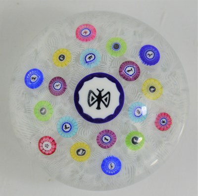 Lot 228 - A limited edition Baccarat "Butterfly" gridel...