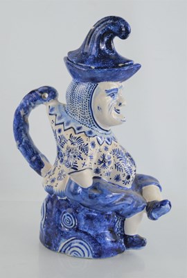 Lot 130 - A 19th century Dutch Delft blue and white...