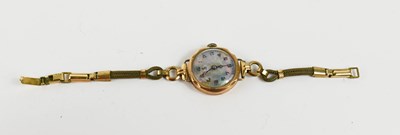 Lot 182 - An Art Deco A. S. C., 9ct gold cased lady's...