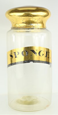 Lot 5 - A 19th century hand-blown glass apothecary...