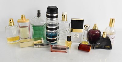 Lot 47 - A group of vintage perfume bottles, some with...