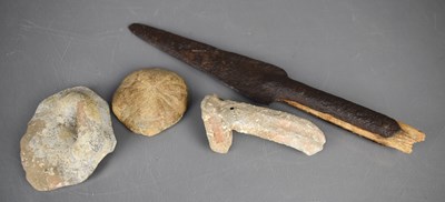 Lot 75 - A group of excavated items to include an early...