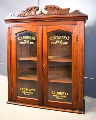Lot 61 - An Victorian mahogany advertising display...