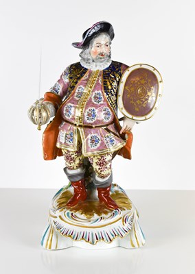 Lot 132 - A large 19th century figure of James Quinn in...