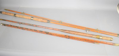 Lot 78 - A vintage Milward split cane fishing rod...