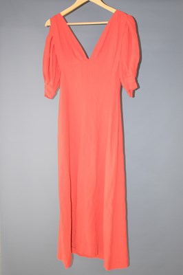 Lot 40 - A vintage Gina Fratini red dress together with...