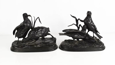 Lot 49 - Jules Moignez (1835-1894): Partridges & Wheat,...