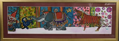 Lot 56 - Andrea Wogel (20th century): Circus figures,...