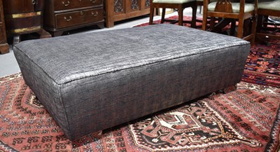 Lot 81 - An oversized modern designer foot stool, 124cm...
