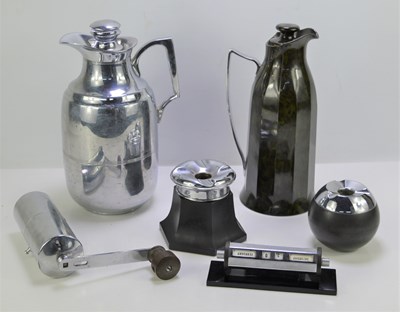 Lot 35 - Two Art Deco "No Fume" bakelite ashtrays...
