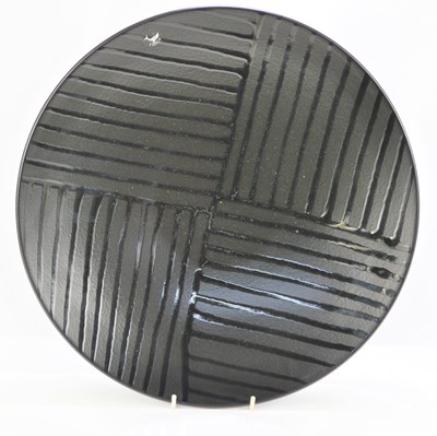 Lot 19 - A large Poole pottery 'Vogue' wall plate, 41cm...