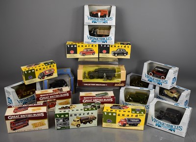 Lot 122 - Five Vanguards boxed model vehicles 1:43 scale,...