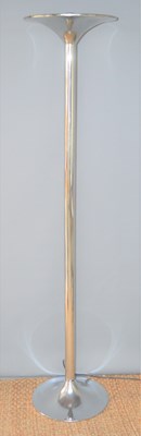 Lot 73 - A chrome floor standing uplighter lamp 189cm