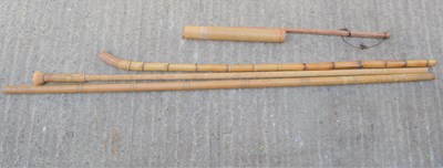 Lot 287 - A group of African blow pipes.
