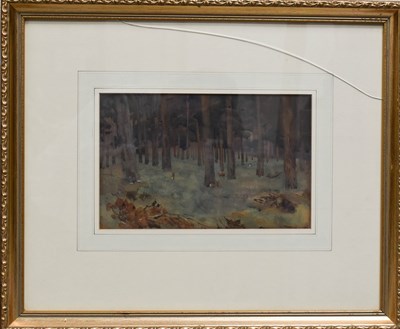 Lot 96 - A 20th century watercolour depicting rabbits...