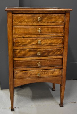 Lot 225 - A 1950s music cabinet with six drawers...