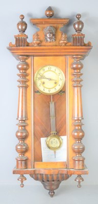 Lot 15 - A late 19th century mahogany cased Vienna...