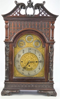 Lot 10 - A late Victorian 'Directors' Bracket Clock...