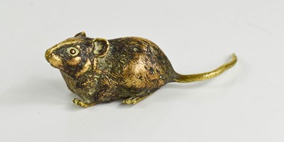 Lot 107A - An early 20th century Austrian bronze dormouse,...