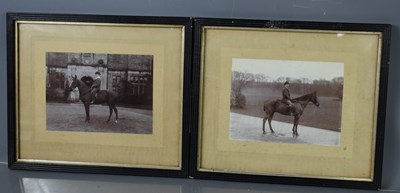 Lot 218A - A pair of late Victorian photographs, each one...