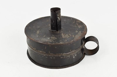 Lot 223A - A 19th century tinder box, with the original...