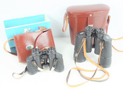 Lot 442 - Two pairs of Carl Zeiss binoculars comprising...