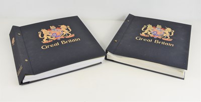 Lot 394 - Two Stanley Gibbons albums of Great Britain...