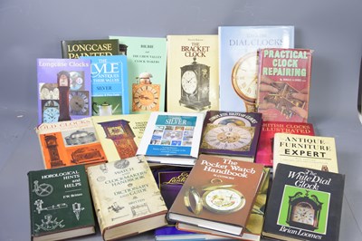 Lot 233 - A collection of horological related books to...