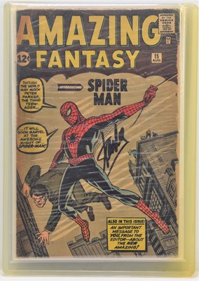 Lot 268 - Amazing Fantasy No.15 published by Marvel...